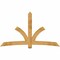 Ekena Millwork Davenport Rough Sawn Timber Gable Bracket, Western Red Cedar, 96"W x 56"H x 4"D x 6"F, 14/12 Pitch GBW096X56X0406DAV00RWR - alternate 1